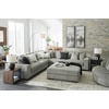 image:imageSignature Design by Ashley Lindyn White Oversized Swivel Accent ChairGrey