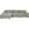 image:imageSignature Design by Ashley Lindyn White Oversized Swivel Accent ChairGrey