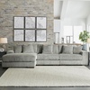 image:imageSignature Design by Ashley Lindyn White Oversized Swivel Accent ChairGrey