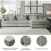 image:imageSignature Design by Ashley Lindyn White Oversized Swivel Accent ChairGrey