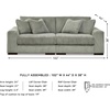 image:imageSignature Design by Ashley Lindyn White Oversized Swivel Accent ChairGrey