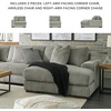 image:imageSignature Design by Ashley Lindyn White Oversized Swivel Accent ChairGrey