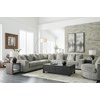 image:imageSignature Design by Ashley Lindyn White Oversized Swivel Accent ChairGrey