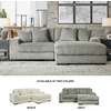 image:imageSignature Design by Ashley Lindyn White Oversized Swivel Accent ChairGrey