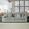image:imageSignature Design by Ashley Lindyn White Oversized Swivel Accent ChairGrey