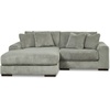 image:imageSignature Design by Ashley Lindyn White Oversized Swivel Accent ChairGrey