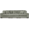 image:imageSignature Design by Ashley Lindyn White Oversized Swivel Accent ChairGrey