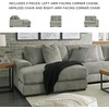 image:imageSignature Design by Ashley Lindyn White Oversized Swivel Accent ChairGrey