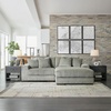 image:imageSignature Design by Ashley Lindyn White Oversized Swivel Accent ChairGrey