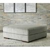 image:imageSignature Design by Ashley Lindyn White Oversized Swivel Accent ChairGrey