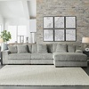 image:imageSignature Design by Ashley Lindyn White Oversized Swivel Accent ChairGrey
