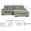 image:imageSignature Design by Ashley Lindyn White Oversized Swivel Accent ChairGrey