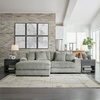 image:imageSignature Design by Ashley Lindyn White Oversized Swivel Accent ChairGrey