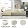 image:imageSignature Design by Ashley Lindyn White Oversized Swivel Accent ChairWhite
