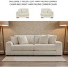 image:imageSignature Design by Ashley Lindyn White Oversized Swivel Accent ChairWhite