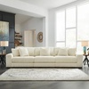 image:imageSignature Design by Ashley Lindyn White Oversized Swivel Accent ChairWhite
