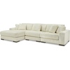 image:imageSignature Design by Ashley Lindyn White Oversized Swivel Accent ChairWhite