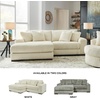 image:imageSignature Design by Ashley Lindyn White Oversized Swivel Accent ChairWhite