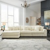 image:imageSignature Design by Ashley Lindyn White Oversized Swivel Accent ChairWhite