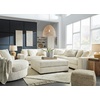 image:imageSignature Design by Ashley Lindyn White Oversized Swivel Accent ChairWhite