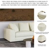 image:imageSignature Design by Ashley Lindyn White Oversized Swivel Accent ChairWhite