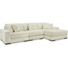 image:imageSignature Design by Ashley Lindyn White Oversized Swivel Accent ChairWhite