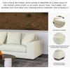 image:imageSignature Design by Ashley Lindyn White Oversized Swivel Accent ChairWhite