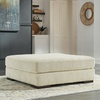 image:imageSignature Design by Ashley Lindyn White Oversized Swivel Accent ChairWhite
