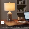 image:imageSignature Design by Ashley Linus 245 Ceramic Bedside Table Lamp BlackWhite