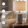 image:imageSignature Design by Ashley Linus 245 Ceramic Bedside Table Lamp BlackWhite