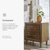 image:imageSignature Design by Ashley Lyncott Wood Nightstand with Charging Station