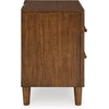 image:imageSignature Design by Ashley Lyncott Wood Nightstand with Charging Station