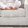 image:imageSignature Design by Ashley Maitelynn Casual Accent Chair for Living Room No Assembly Required Chalk White Polyester Chenille Armchair 36 WideLoveseat