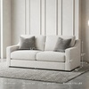 image:imageSignature Design by Ashley Maitelynn Casual Accent Chair for Living Room No Assembly Required Chalk White Polyester Chenille Armchair 36 WideLoveseat