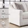 image:imageSignature Design by Ashley Maitelynn Casual Accent Chair for Living Room No Assembly Required Chalk White Polyester Chenille Armchair 36 WideLoveseat