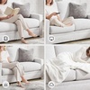 image:imageSignature Design by Ashley Maitelynn Casual Accent Chair for Living Room No Assembly Required Chalk White Polyester Chenille Armchair 36 WideLoveseat