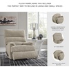 image:imageSignature Design by Ashley Man Fort Traditional Rocker Recliner Dark GrayBeige