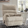 image:imageSignature Design by Ashley Man Fort Traditional Rocker Recliner Dark GrayBeige