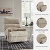 image:imageSignature Design by Ashley Man Fort Traditional Rocker Recliner Dark GrayBeige