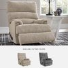 image:imageSignature Design by Ashley Man Fort Traditional Rocker Recliner Dark GrayBeige
