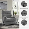 image:imageSignature Design by Ashley Man Fort Traditional Rocker Recliner Dark GrayGrey