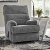 image:imageSignature Design by Ashley Man Fort Traditional Rocker Recliner Dark GrayGrey