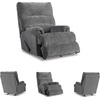 image:imageSignature Design by Ashley Man Fort Traditional Rocker Recliner Dark GrayGrey