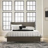 image:imageSignature Design by Ashley Marble Top Dresser with Mirror Grayish BrownCalifornia King Panel Bed