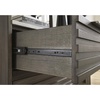 image:imageSignature Design by Ashley Marble Top Dresser with Mirror Grayish BrownDresser and Mirror