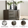 image:imageSignature Design by Ashley Marble Top Dresser with Mirror Grayish BrownDresser and Mirror