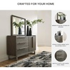 image:imageSignature Design by Ashley Marble Top Dresser with Mirror Grayish BrownDresser and Mirror