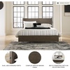image:imageSignature Design by Ashley Marble Top Dresser with Mirror Grayish BrownKing Panel Bed