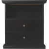 image:imageSignature Design by Ashley Maribel Full Size Traditional Panel Bed Black2drawer