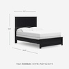 image:imageSignature Design by Ashley Maribel Full Size Traditional Panel Bed BlackFull
